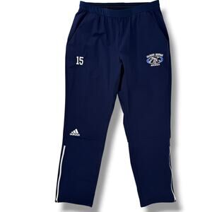 Adidas Colorado Rampage Hockey Pants Mens Sz XL Navy Ankle Zip Number 15